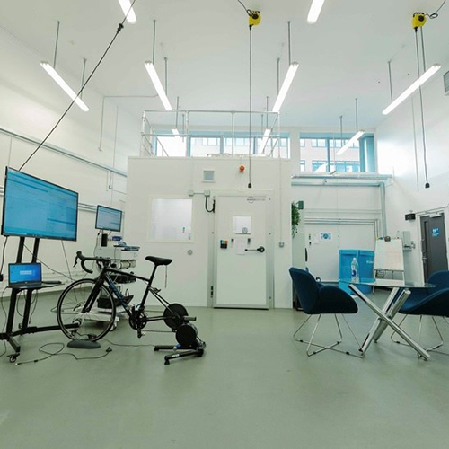 View of heat acclimation facilities at the Human Performance Centre